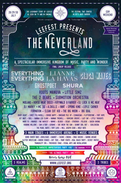 FRANK CARTER & THE RATTLESNAKES ANNOUNCED FOR SURPRISE SECRET SET ATLEEFEST PRESENTS: THE NEVERLAND