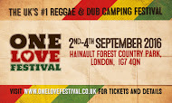 One Love Festival:  2nd – 4th September (London)